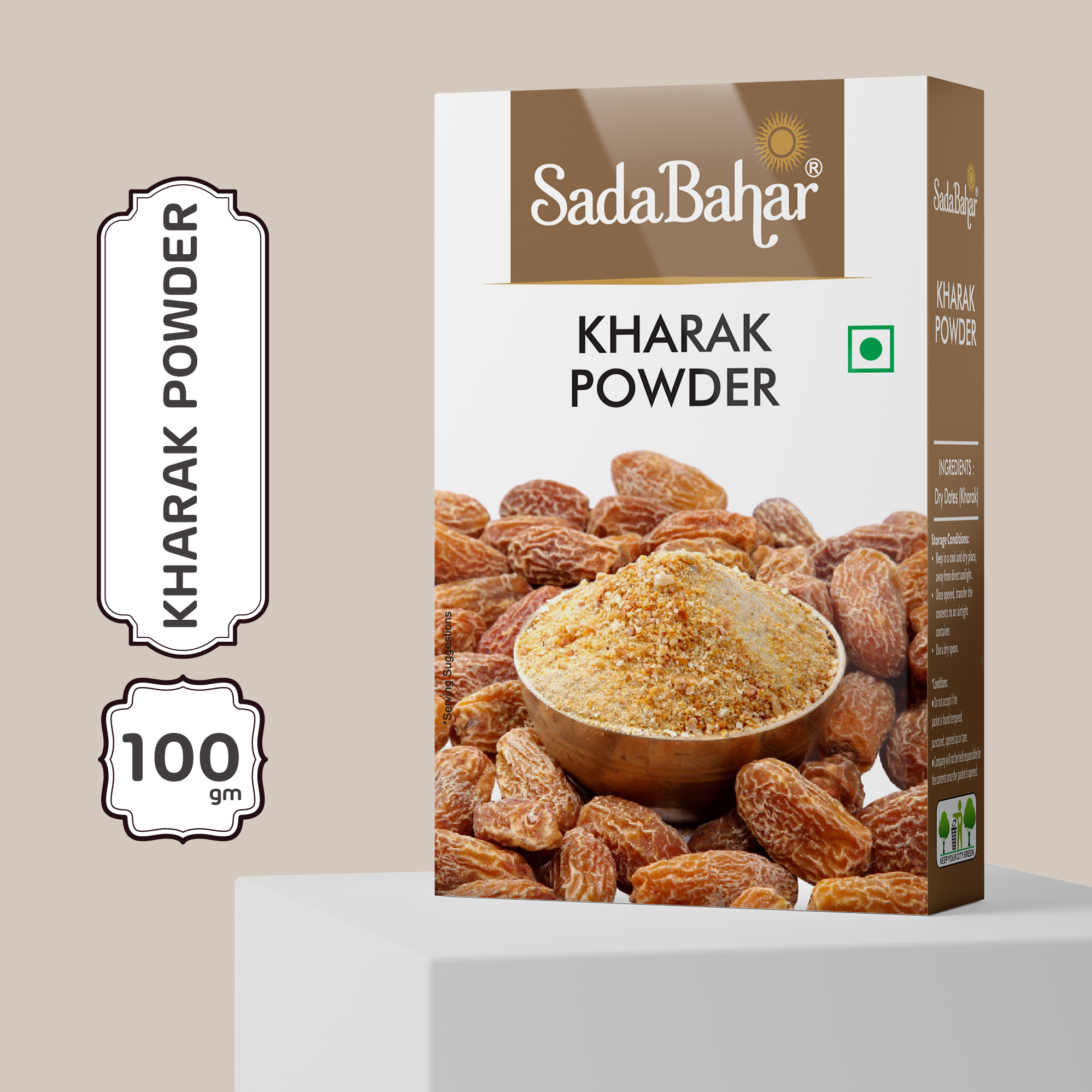 Dry Dates Powder | Kharak Powder