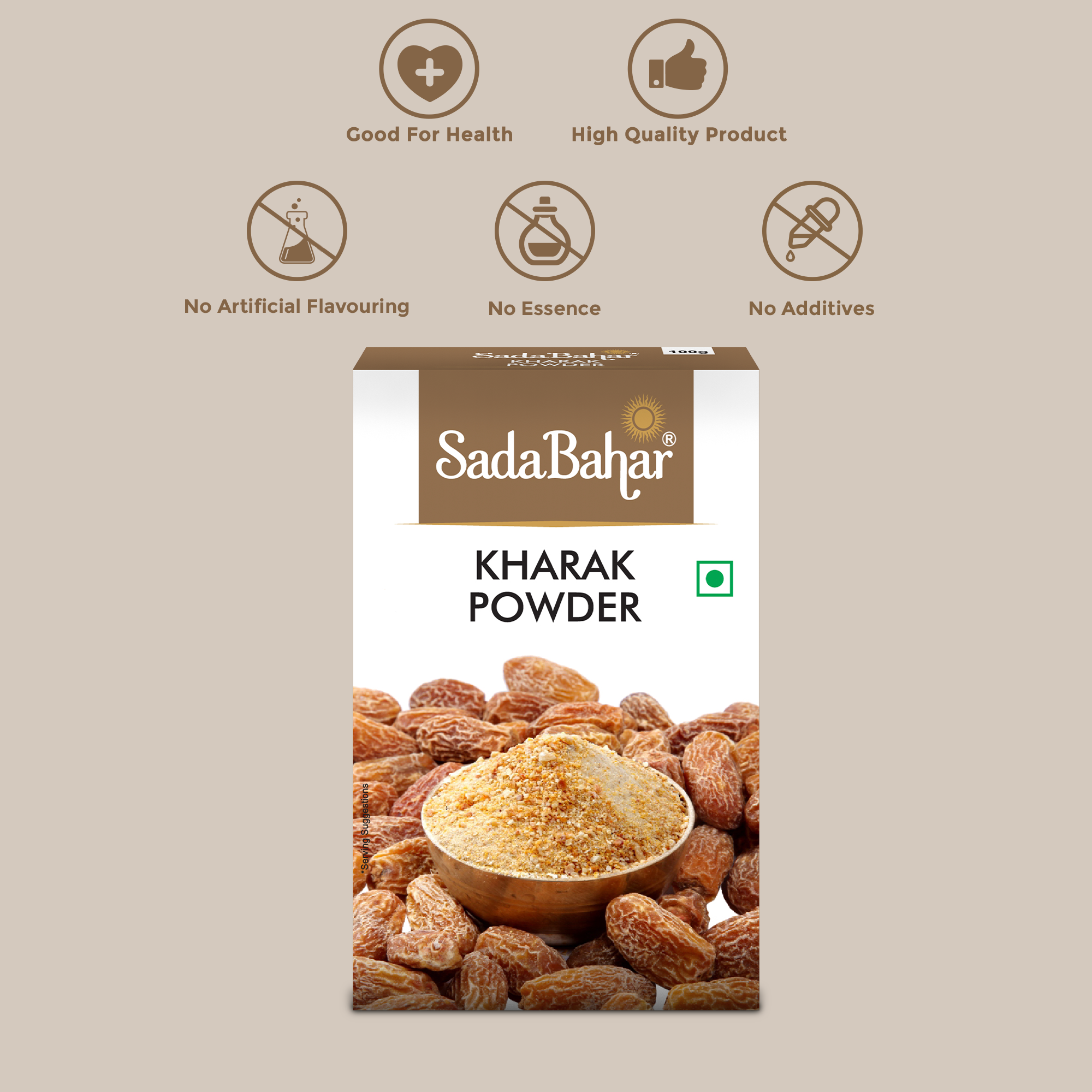 Dry Dates Powder | Kharak Powder