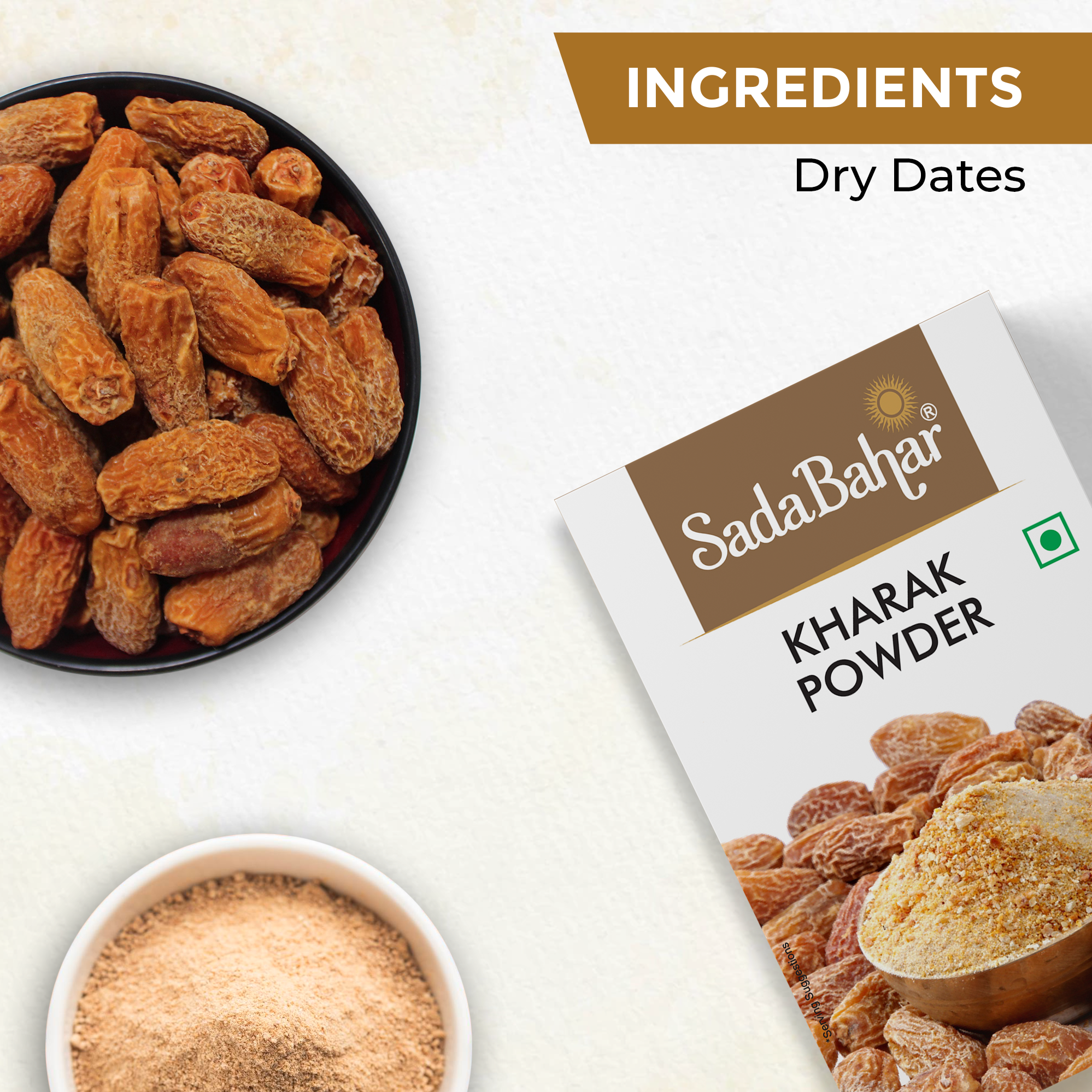 Dry Dates Powder | Kharak Powder