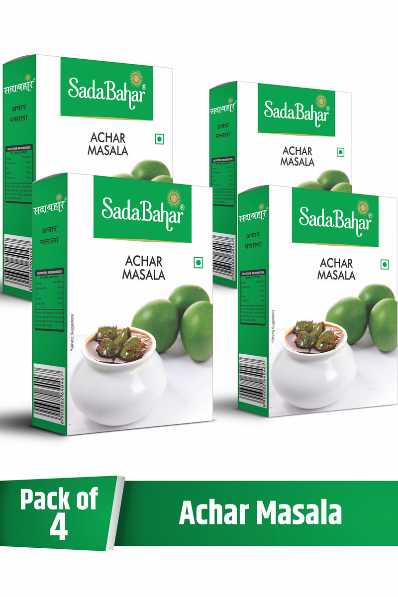 Sadabahar Masale Achar Masala | Pack of 4 | 200 Grams Each